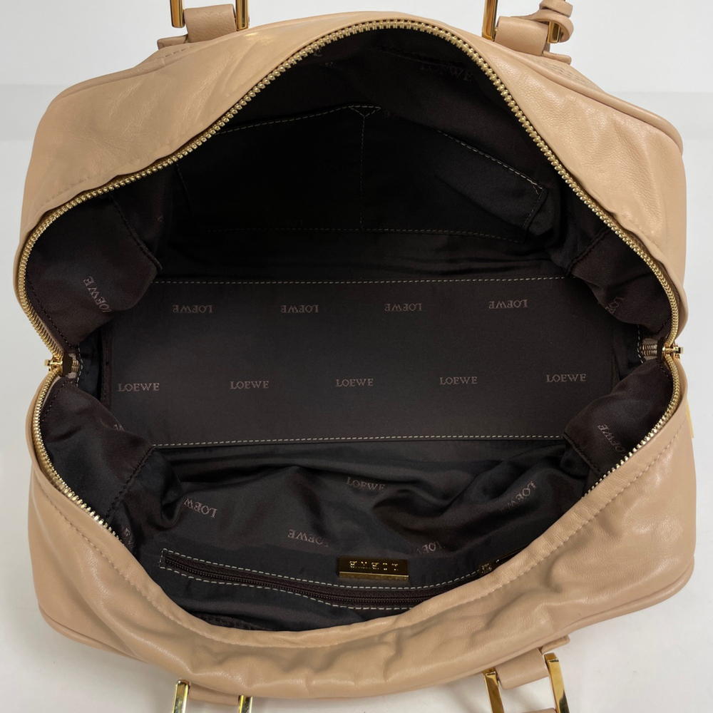 Loewe Amazona 28 Anagram Handbag, Leather, Beige, Women's - Picture 7 of 7